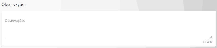 observações