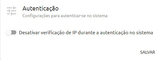 autenticação