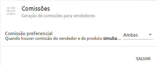 comissões