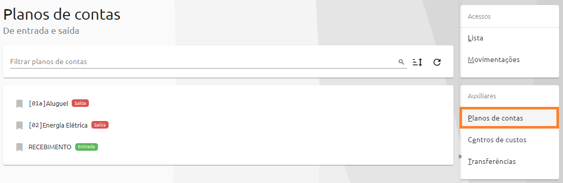planos de contas