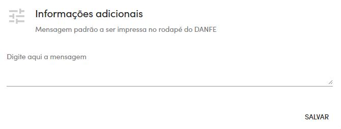 Informações adicionais