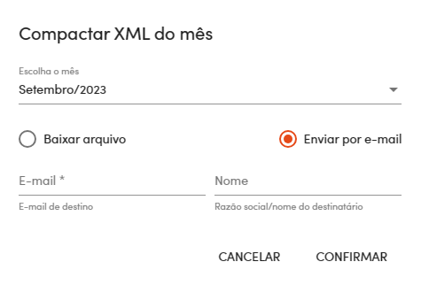 XML do mês