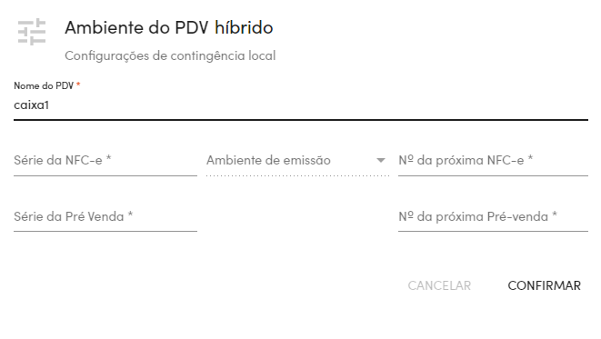 Configuração Offline inicial