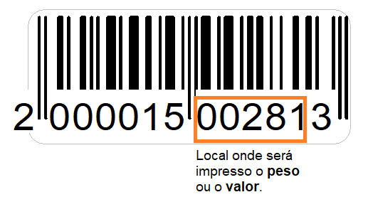 Local onde será impresso o valor