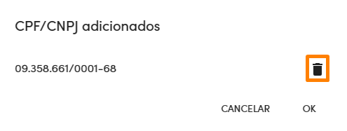 Removendo o CNPJ
