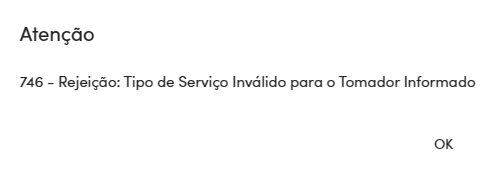 Texto da rejeição